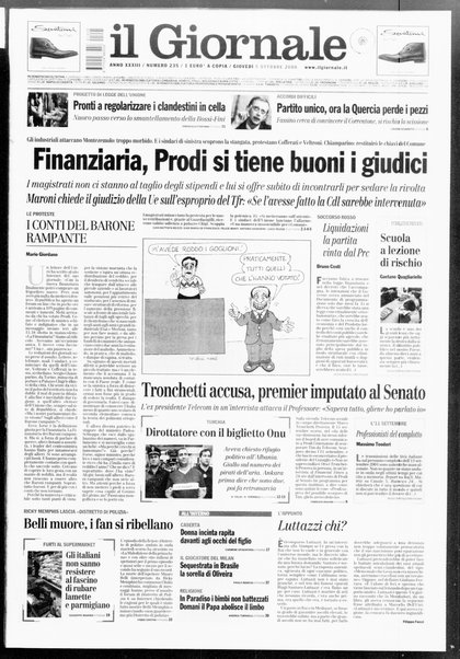 Il giornale : quotidiano del mattino